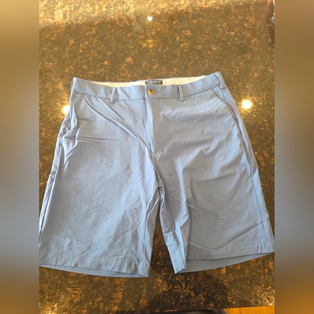 Peter Millar Light Blue Men's Shorts